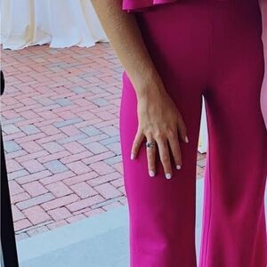 Lovers + Friends Pink Wide Leg Pants